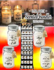 Black & White Scented Candles.