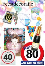 │UITVERKOOP Ballonnen, feestdecoratie & Wenskaarten│