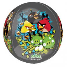 Folieballon Orbz 38x40cm (15x16") Angry Birds