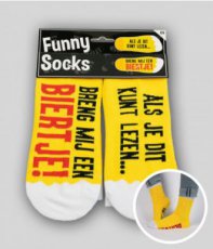 Funny socks 'Breng mij een biertje' sokken