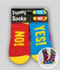 Funny socks 'Yes! - No!' sokken