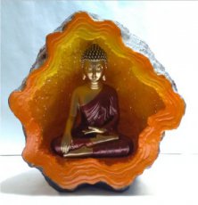 Buddha 31 cm Goud in grot