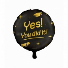 Geslaagd Folieballon 45cm/18" Yes! You did it!