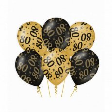 Leeftijd Latexballon Classy Party 80 Jaar
