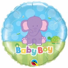 Baby Folieballon Baby Boy Elephant