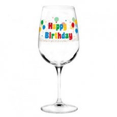 Wijnglas Happy Birthday XL
