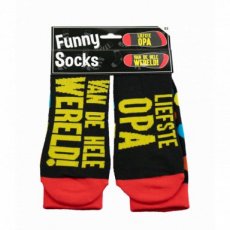 Funny socks 'Liefste Opa' sokken
