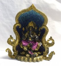 Boeddha 30 cm Ganesha (zwart)