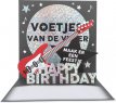 3111694-17 Muziekkaart Pop Up Happy Birthday, Vandaag is jouw dag!