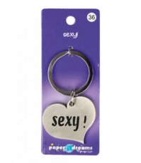 Porte-clés Coeur 'Sexy!'