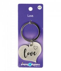 Porte-clés Coeur 'Love'