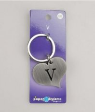 Porte-clés Coeur   'V'
