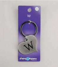 Porte-clés Coeur   'W'
