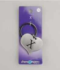 Porte-clés Coeur   'X'