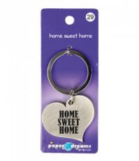 Porte-clés Coeur 'Home Sweet Home'