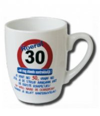 tekst06 Tasse Panneau routier '30 jaar'